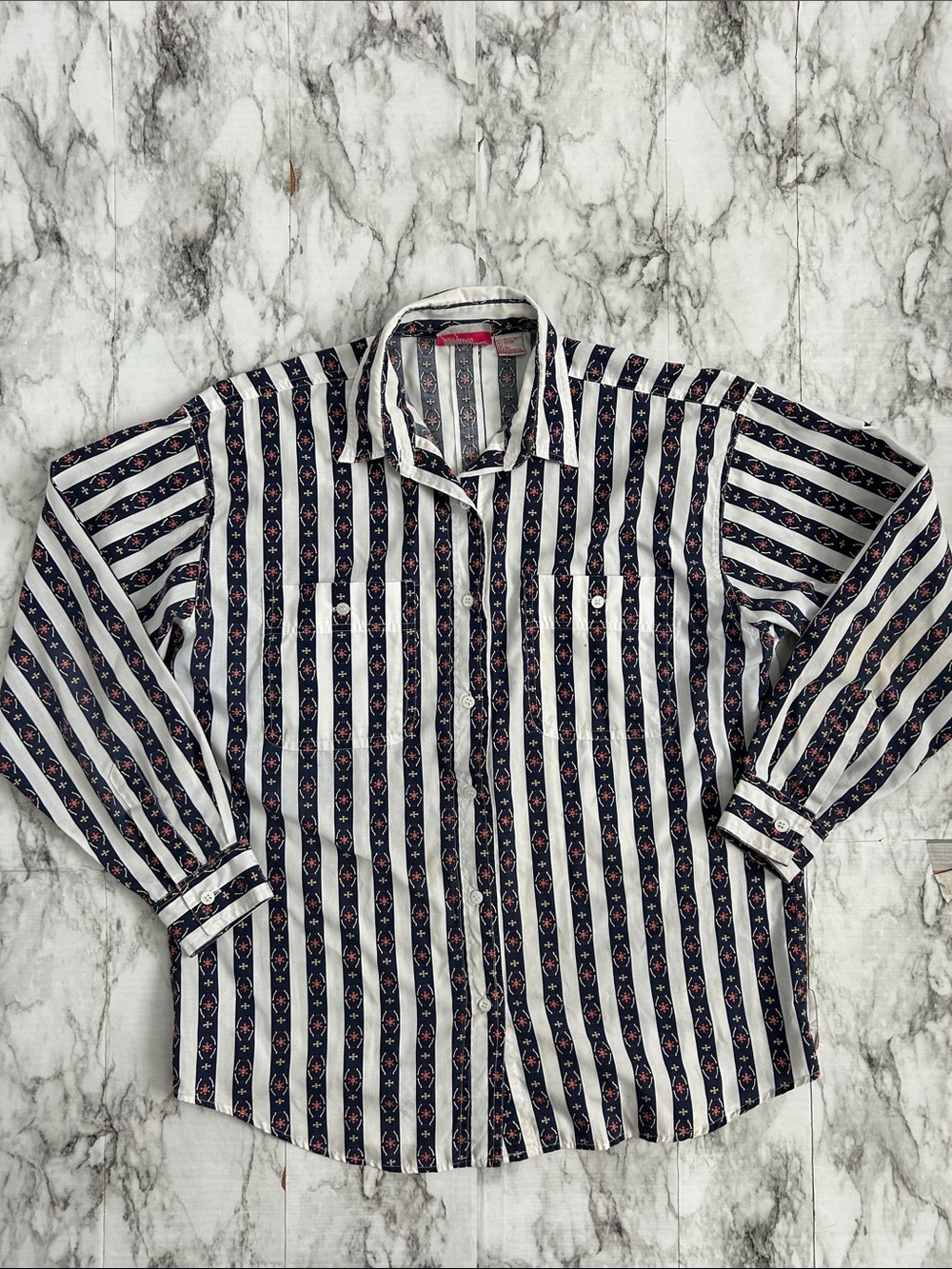 Penny Lane | women’s size Large vintage  Western equestrian style Button Down